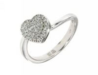 Ringe Mirco Visconti Dame Anelli Cuori in Weißgold P2243 - P2243
